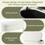 Banc de rangement ovale pour la chambre à coucher au bout du lit, repose-pieds avec rangement et repose-pieds-1446411014
