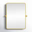 Bellatrix Metal Rectangle Wall Mirror-1990985416