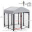 Grand chenil pour chiens recouvert pour l'extérieur-92561313-112214391
