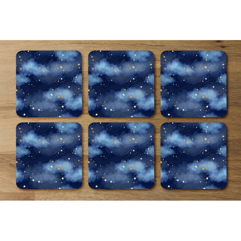 Square 6 Piece Coaster Set