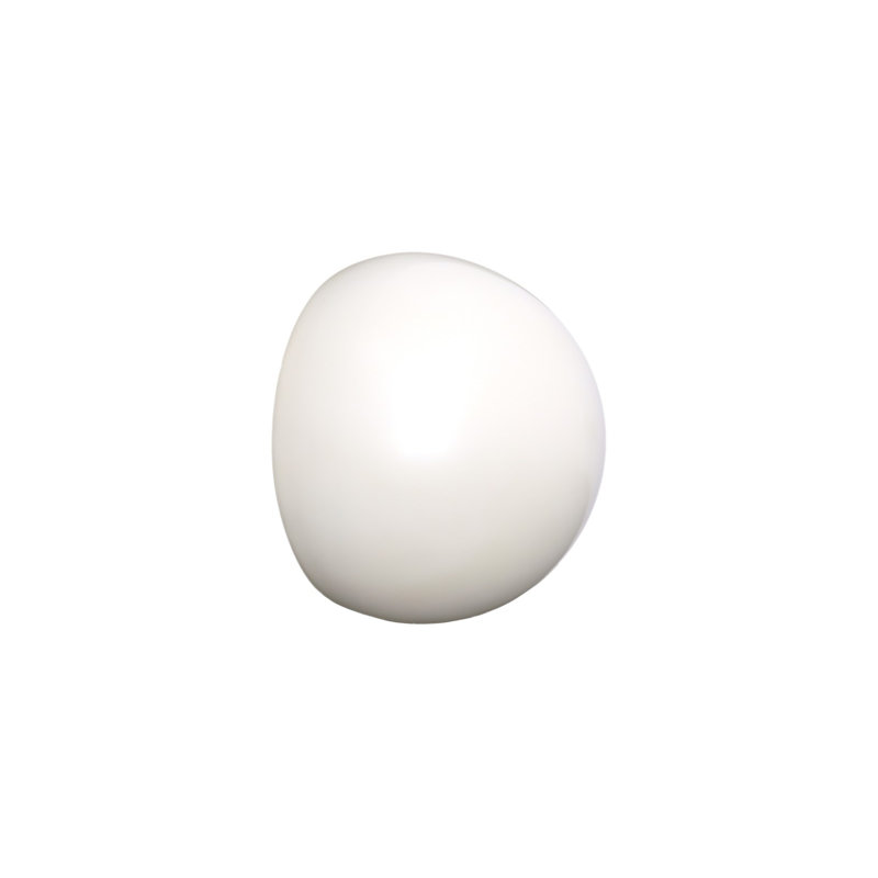 Décoration murale sphère en demi perle blanche
