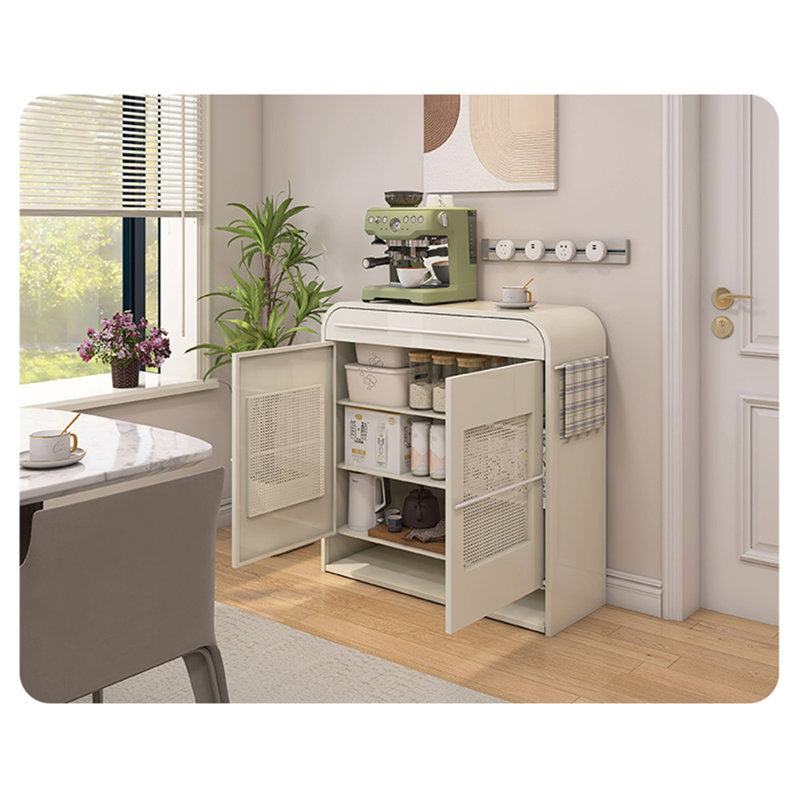 Cream Style Modern Minimalist Accent Cabinet