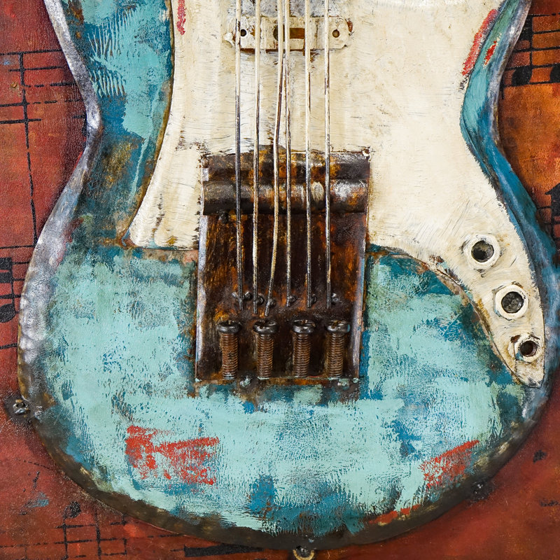 Traditional Entertainment Wall Decor on Metal