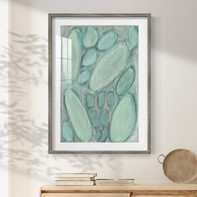 Blue Orbs I -Framed Print