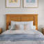 Lit plateforme en bois massif avec pied de lit et gigogne Madison-96140448