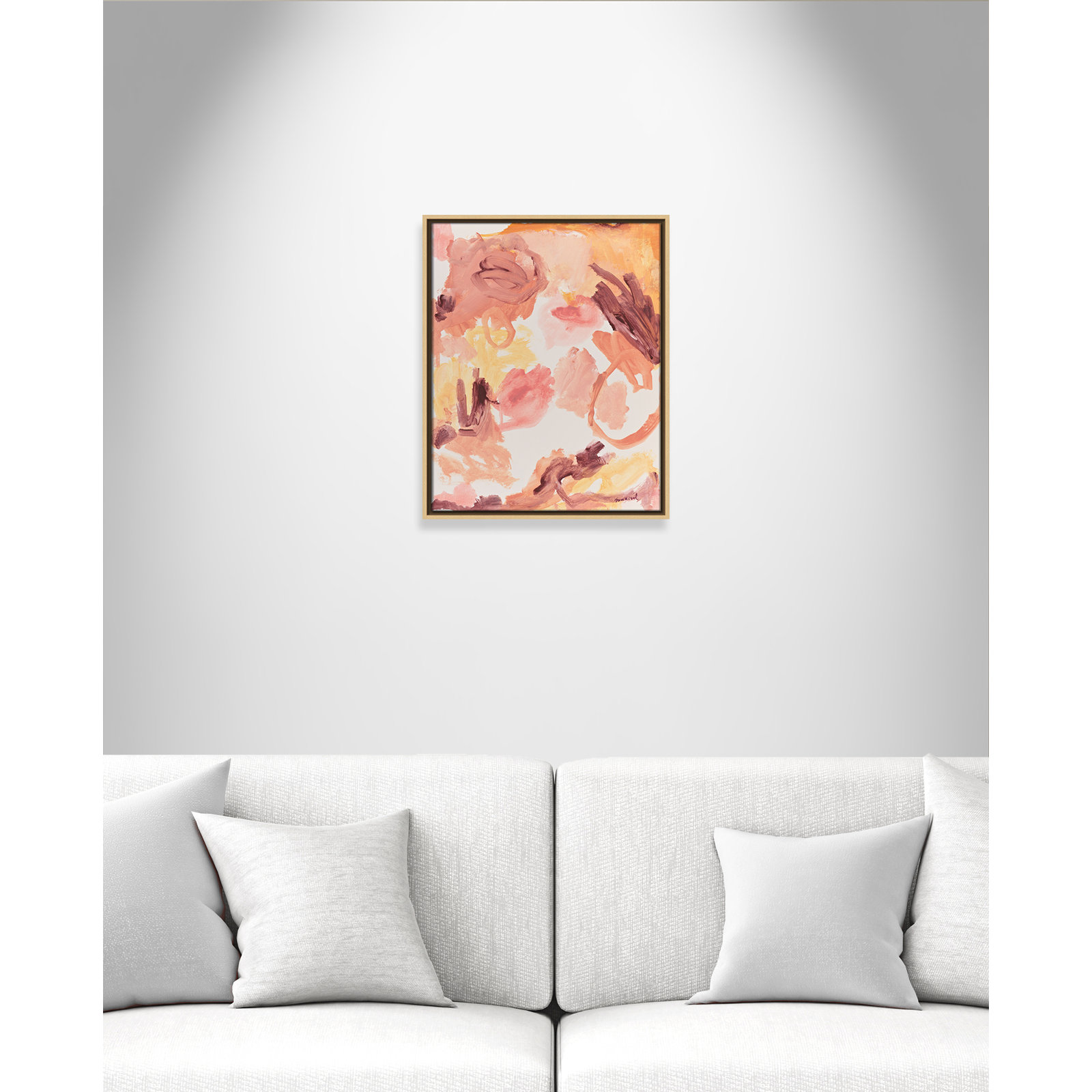 Living In A Dream Print by Marisol Evora, 17.5'' W x 21.5'' H, Natural Floater