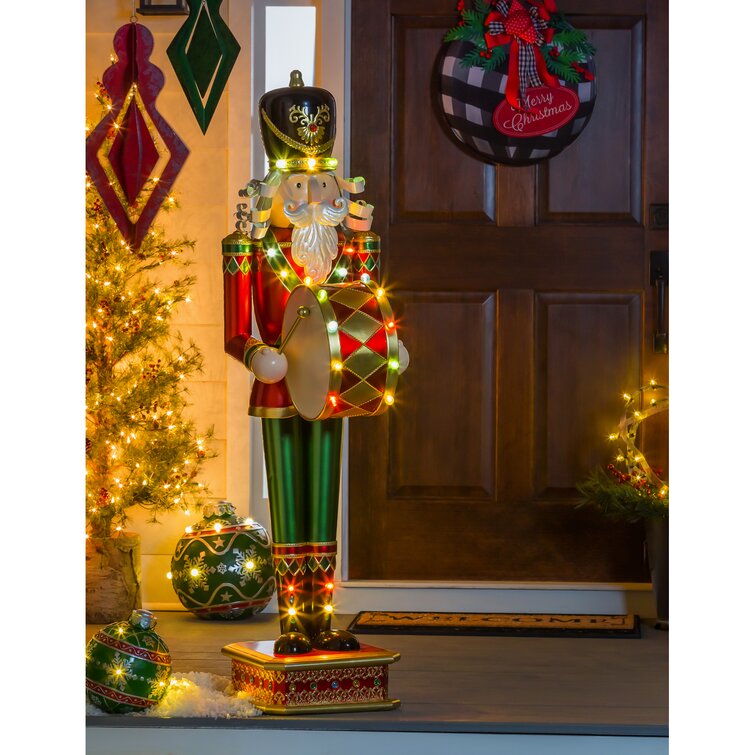 Drum Curly Spray, Christmas Wreath Embellishment, Nutcracker Drum Wreath  Spray, Toy Soldier Drum Pick, Drum Wreath Attachment 