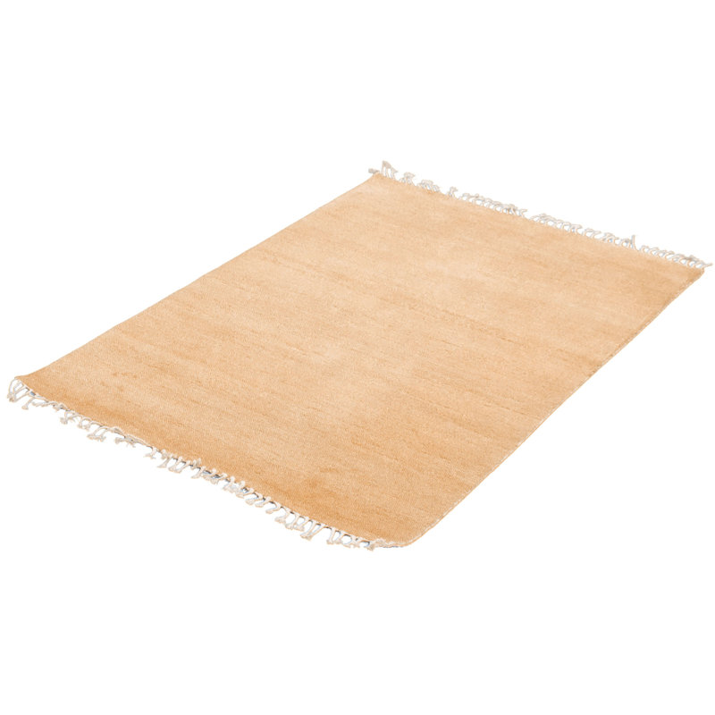 Augustyne One-of-a-Kind 4'1" X 5'10" New Age Wool Area Rug in Beige