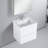 24" Floating Bathroom Vanity with Sink – Wall-Mounted Wood Cabinet with Acrylic Top, Soft-Close Drawers & Modern Single Vanity Design-532443123