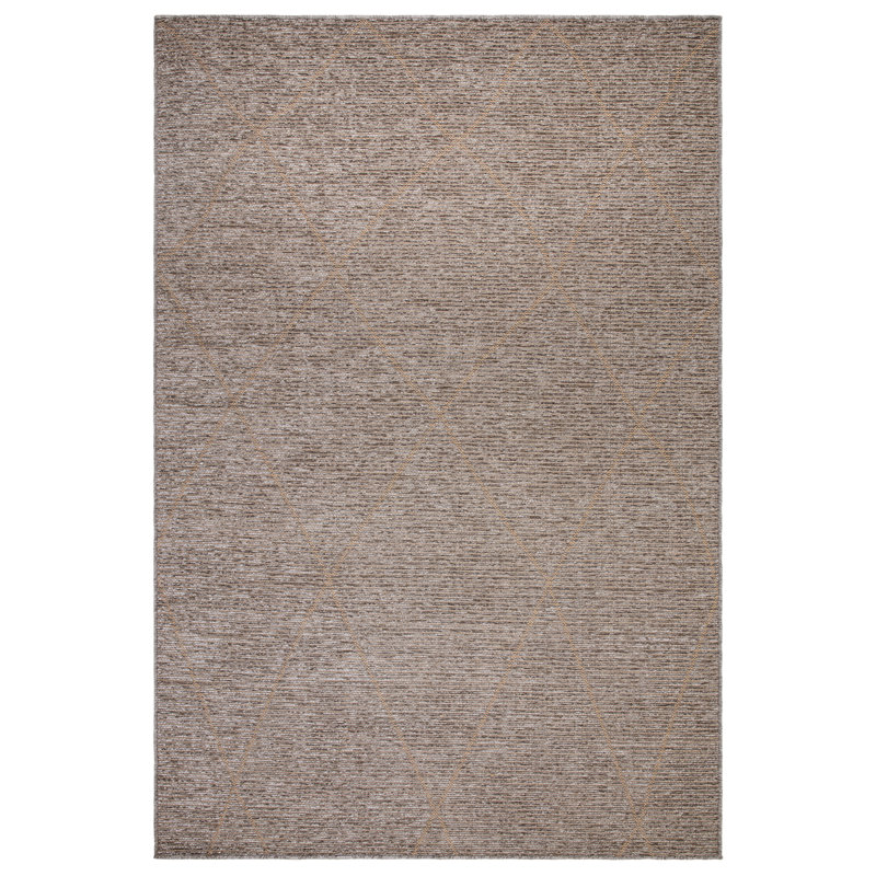 Solvang Geo Machine Woven Flatweave Steel Area Rug, Rectangle 120 x 170cm