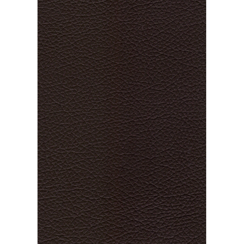 Aria MW Side chair, Brown PPM Faux Leather, Black
