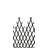 48'' H x 72'' W Wood Trellis