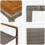 5 Piece Garden Dining Set Poly Rattan-450479877