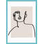 Figure and Form 2 by Romina Gadler - Framed Wall Art-1331190291-1331190303