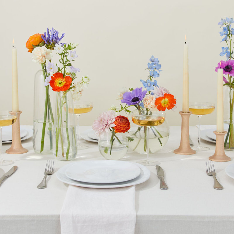 Vase de table Aurora, Transparent, H 4 po x l 4 po x P 4 po