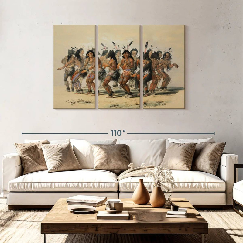 Lelar The Bear Dance 1845, 48" H x 74" W