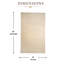Tapis tissé à la main | Tapis moderne en laine | Tapis d'intérieur beige 8 mm-527492139