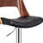 Retro-Style Adjustable Swivel Bar Stool With Back And Diamond Finish, 24"-32.3" Height, 360 Turn, Modern Design, Black, American Metal Element Contemporary Seat, Rotate, Retro Look, Framework
