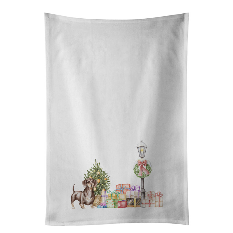 Ensemble de 2 serviettes de cuisine Dachshund
