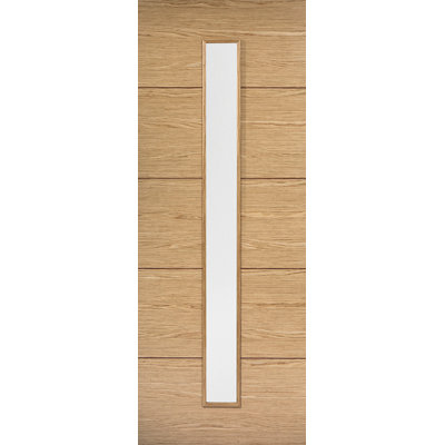 Lille Glazed Prefinished Oak Internal Door