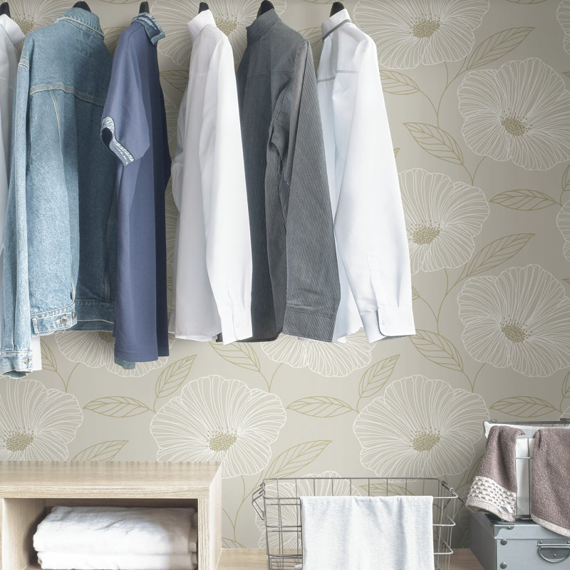 5.49m x 52cm Metallic Finish Peel & Stick Wallpaper Roll