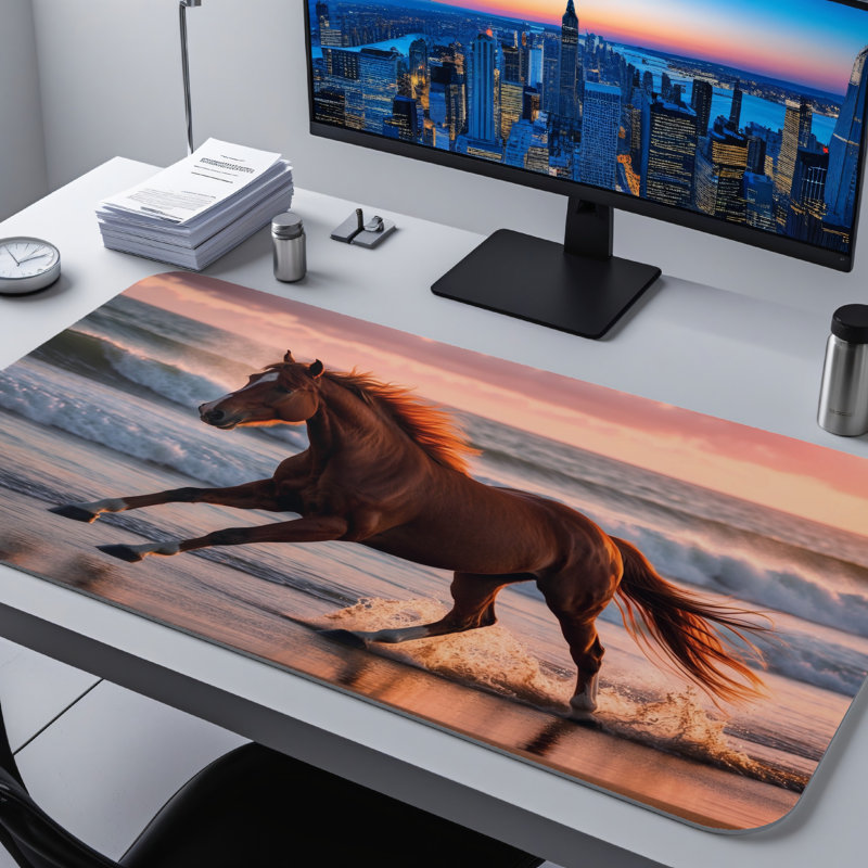 Polyester Desk Pad, 14.4x12.1