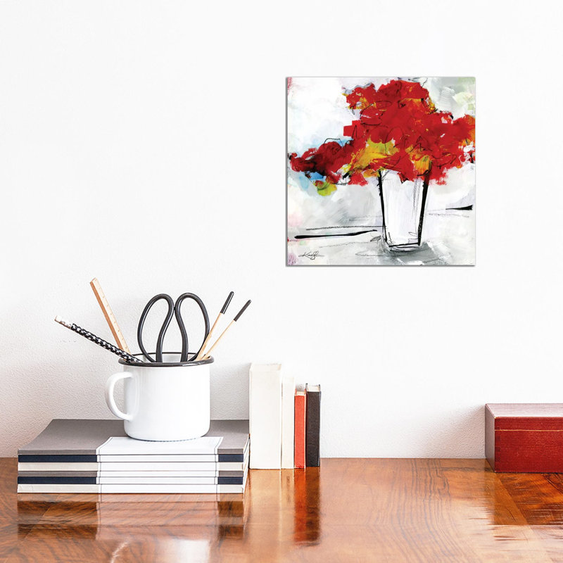 A Bouquet Of Flowers XXXVIII by Kathy Morton Stanion - Wrapped Canvas Gallery-Wrapped Canvas Giclée, 30.48 cm H x 30.48 cm W