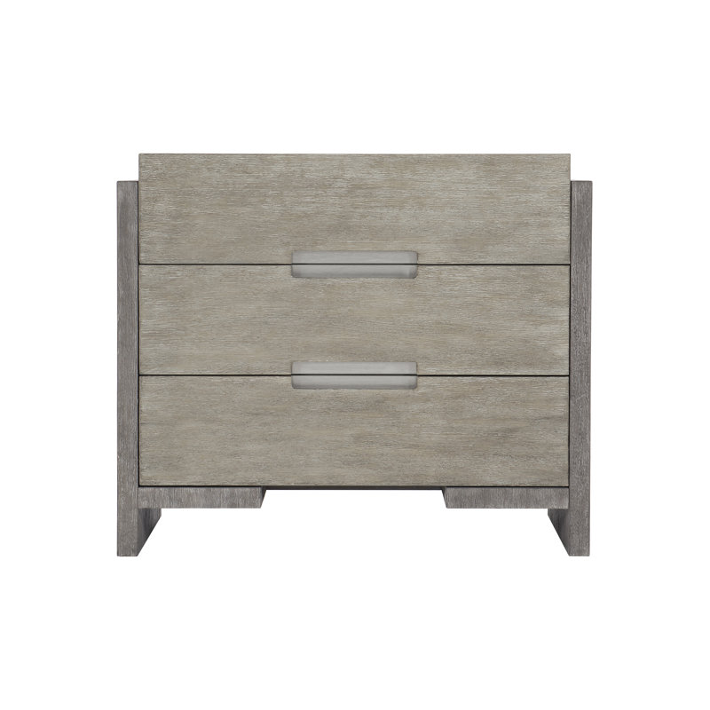 Foundations 3 - Drawer Nightstand in Light Shale/Dark Shale