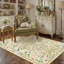 Tapis floral lavable en machine avec envers antidérapant Guston-51273238-51977782-52131639
