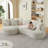 Modern Curved L-Shape Luxury Sectional Oversized Sofa