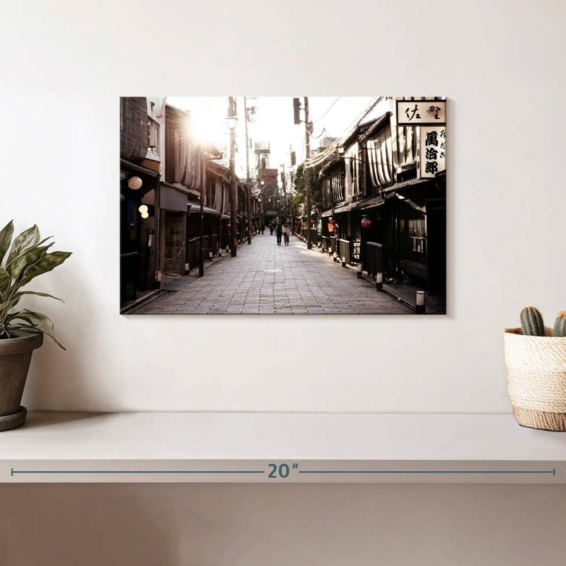 Rue traditionnelle japonaise Nicci, H 8 po x l 12 po