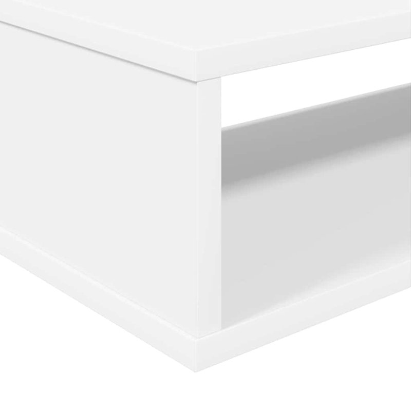 Unfinished TV Stand, 28.5cm H x 120cm L x 25cm W, White