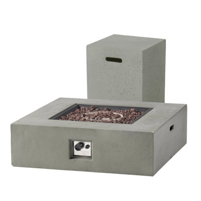 Table-foyer de 50 000 BTU BTU avec support de réservoir