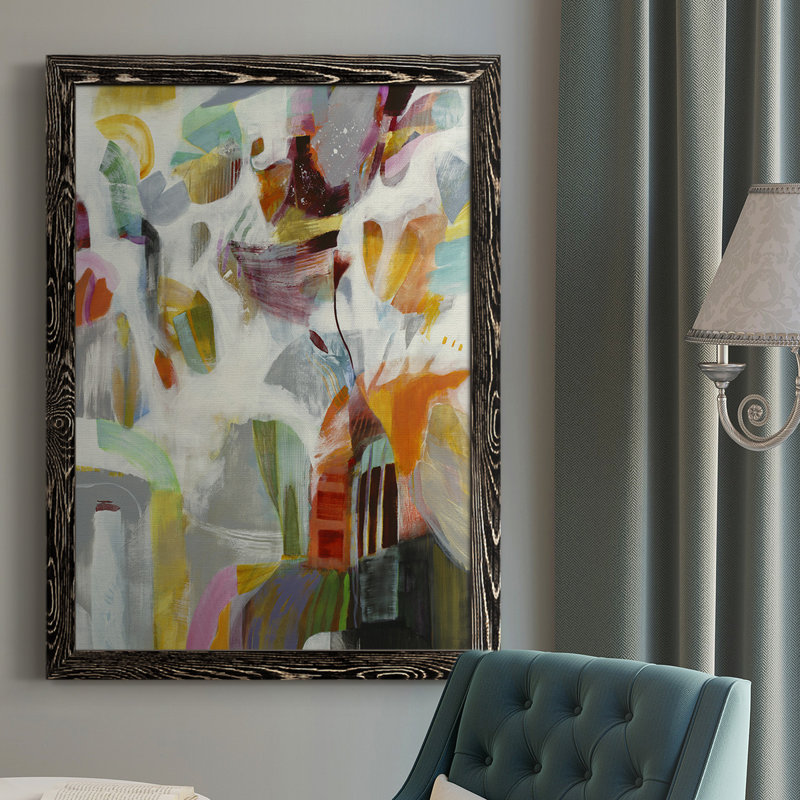Marco Renewal - Peinture sur toile à cadre unique, H 37,5 po x l 27,5 po x P 1 po, Noir