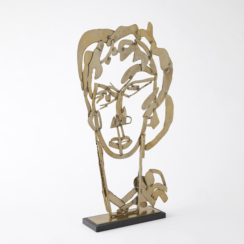 Sculpture héros - laiton