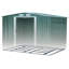 Dark Green  Garden Tool Storage Shed