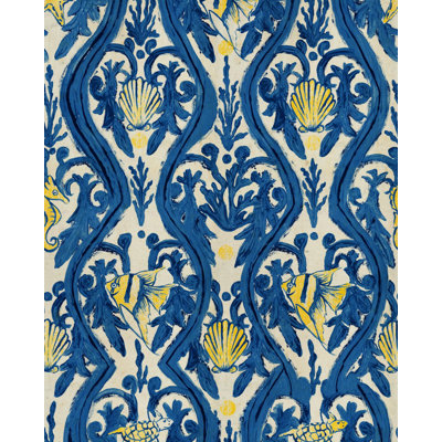 Sundance Villa Damask Wallpaper Roll