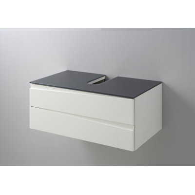 81.25 cm wall-mounted Evone washbasin vanity unit