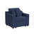 Lockheart 32" Accent Chair Slope Arm Blue-126756035