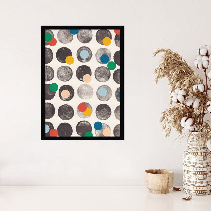 Ajouter plus de couleurs encadrées sur papier par Alisa Galitsyna, H 25 po x l 18 po x P 1 po, Noir
