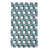 Or / bleu sarcelle / blanc