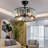 Zhayden 18“ Remote Control 3-Speed Ceiling Fan Light with Timer Function