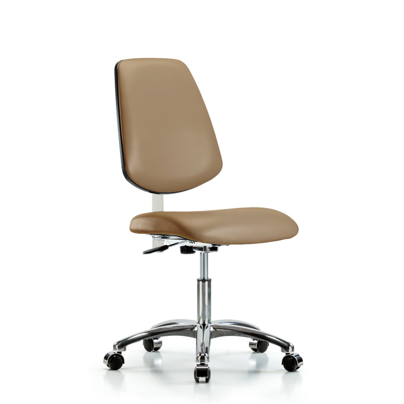 Chaise de travail Evie, Roulettes, Inclus, Taupe