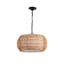 Luminaire suspendu en corde de jute tissé 18 po Farmhouse Boho (ampoule non incluse)