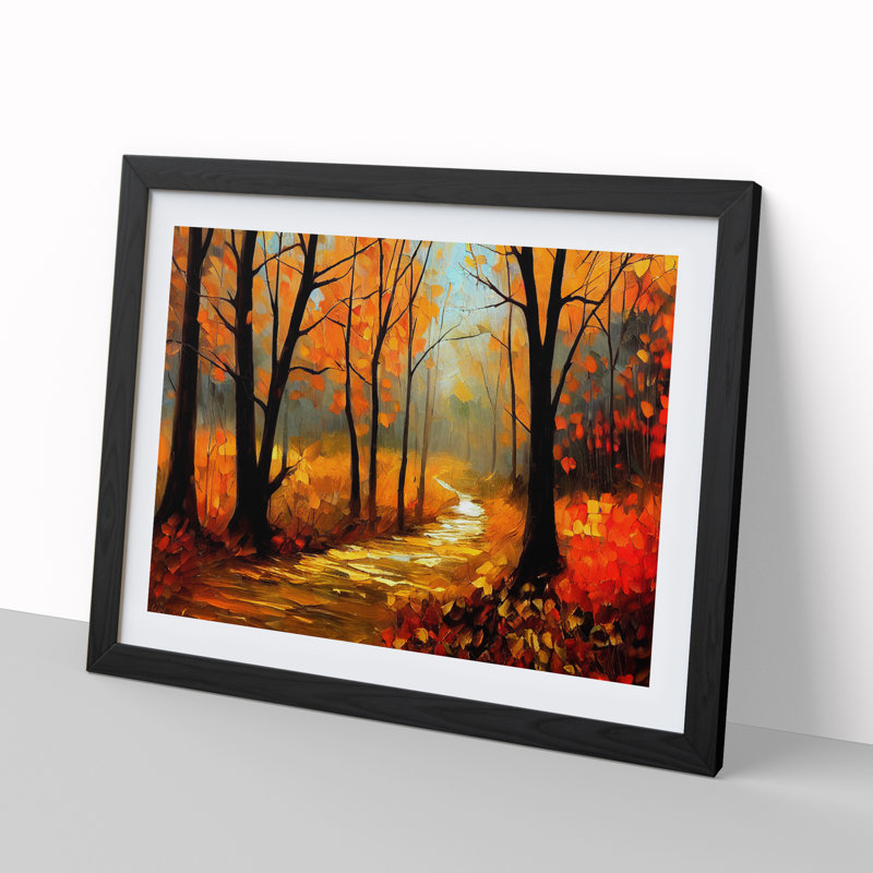 Amazing Autumn Forest Vol.5 - Framed Print, Black, 34cm H x 46cm W x 2cm D