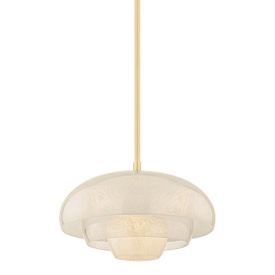 Luminaire suspendu en laiton vieilli Auburndale