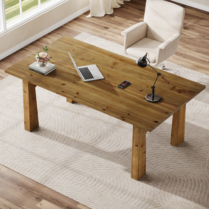 63 Inch Wood Desk