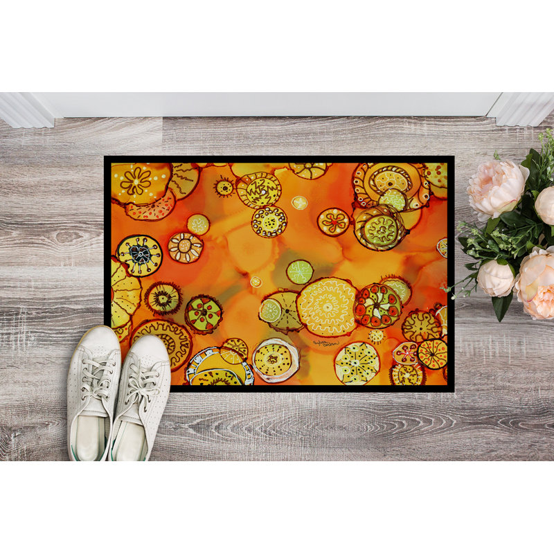 Tapis d'intérieur / extérieur Wesleyville, Rectangle 1 pi 6 po x 2 pi 3 po