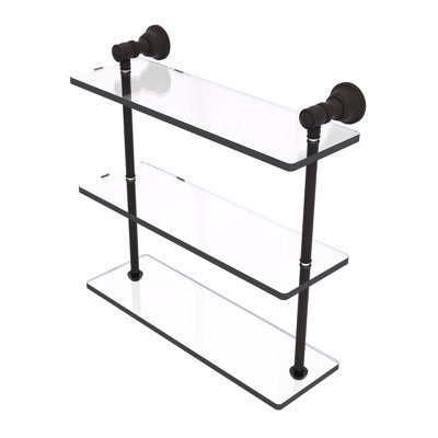 Freyja 3 Piece Glass with Towel Bar