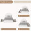 Base de lit tapissier avec 2 tiroirs de rangement Modern - Boucle Modern-92389901-92389900